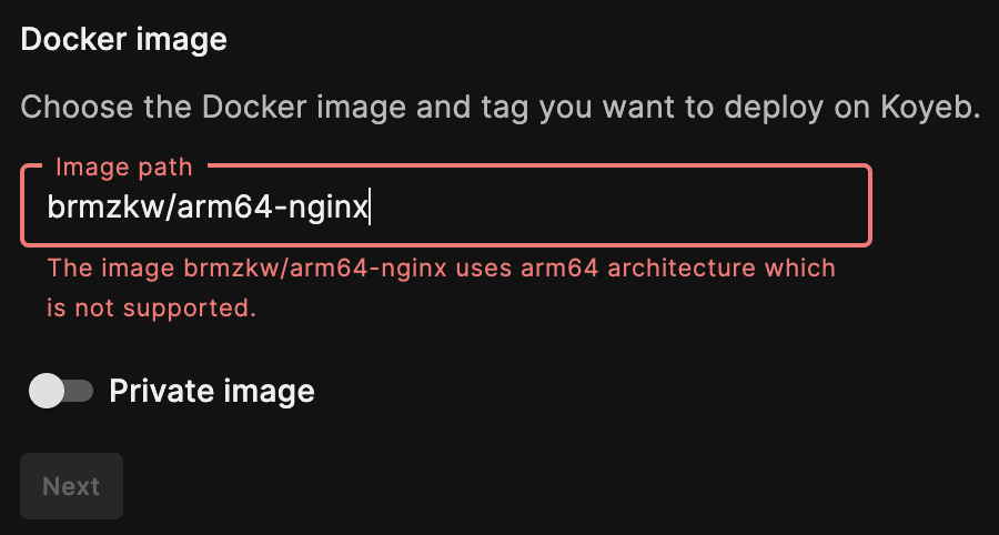 Add platform detection for Docker images, improved error message for Docker deployments, CLI v3.11, and using Groq on Koyeb