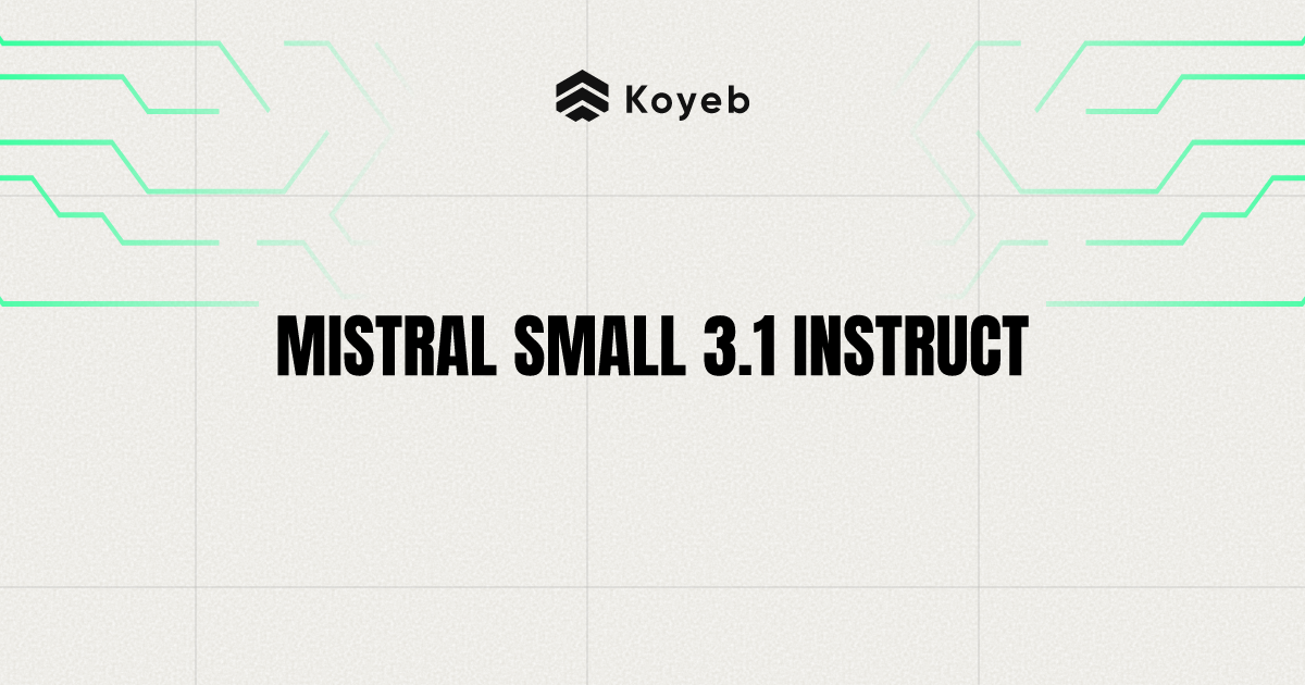 Mistral Small 3.1 Instruct