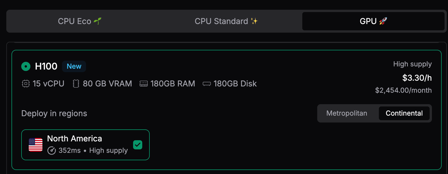 Improved Visibility of GPU Availability, Improved Billing Alert Configuration, Enhanced Organization Selector, and more