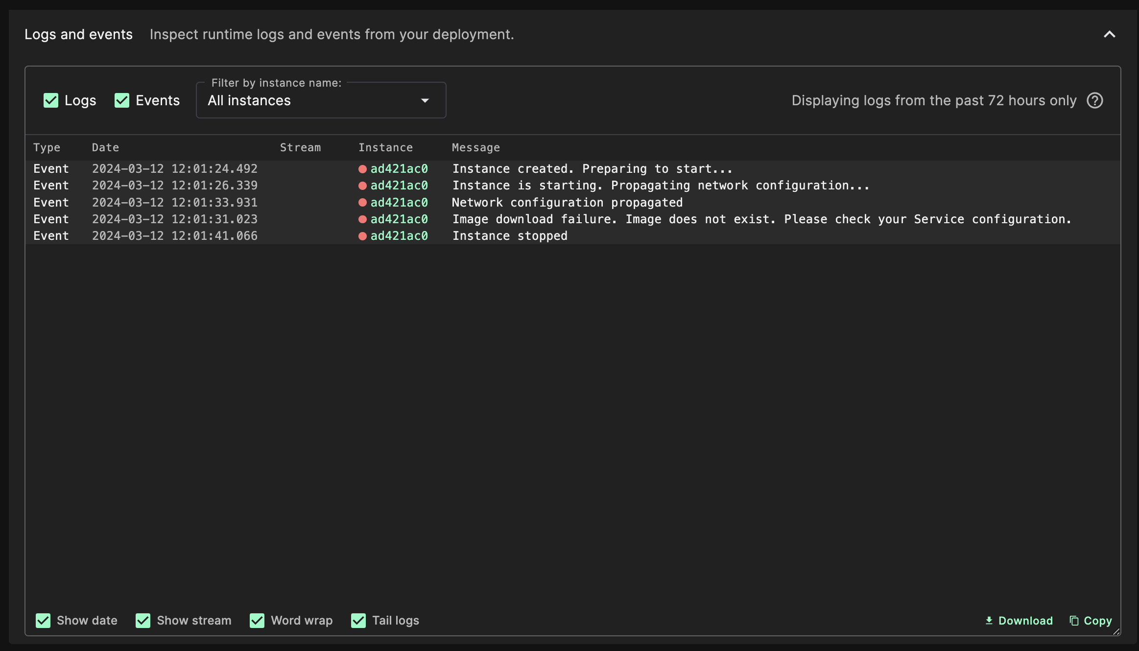 New deployment events, improved deployment time after build succeeded, and more