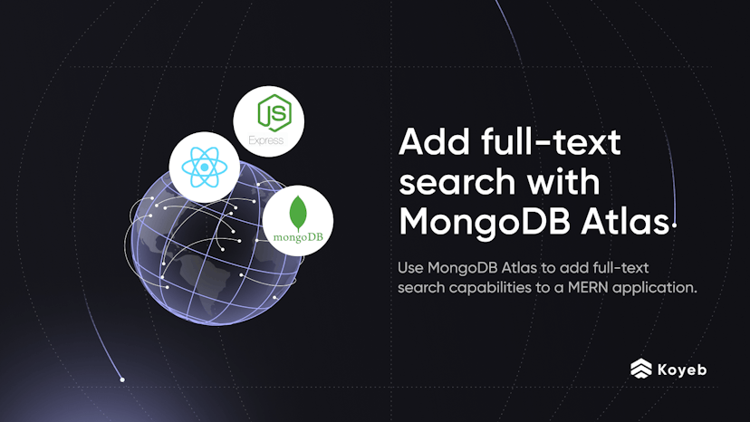 Add full-text search with MongoDB Atlas and MERN