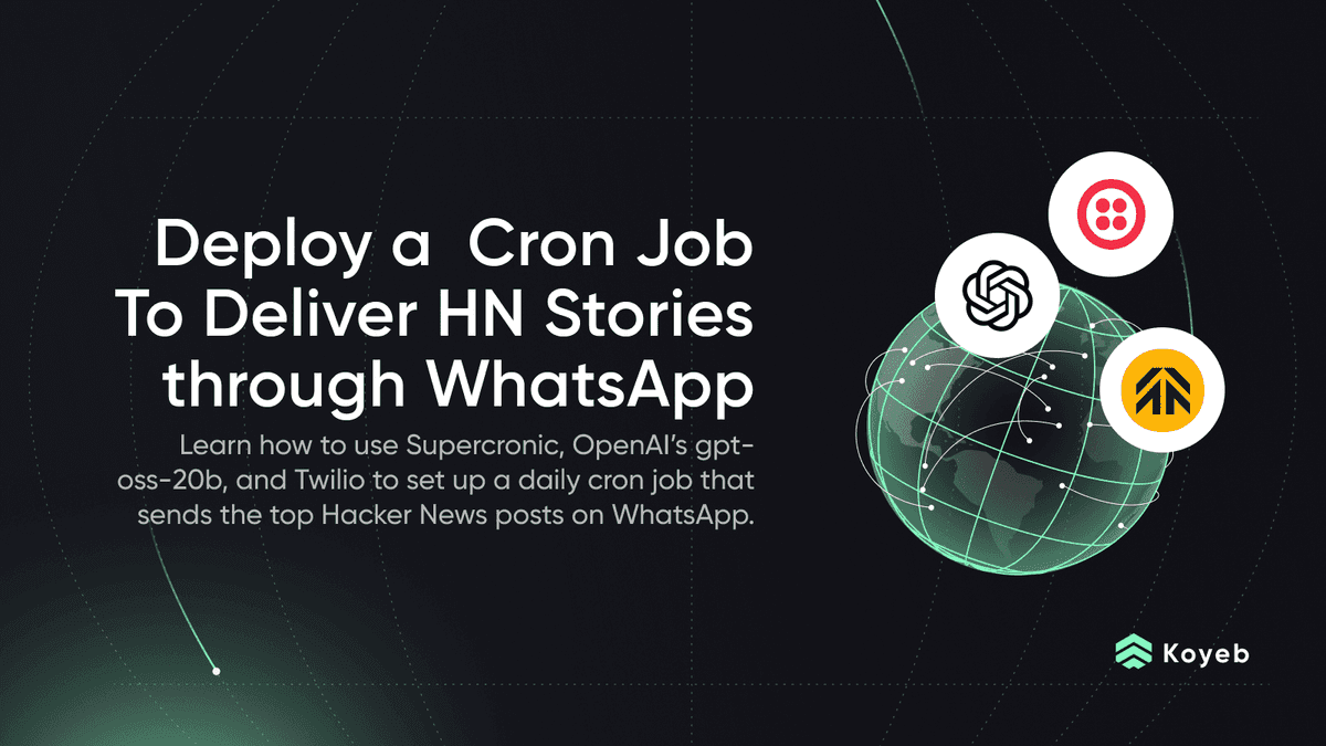 Deploy a Cron Job to Deliver the Latest Hacker News Stories through WhatsApp