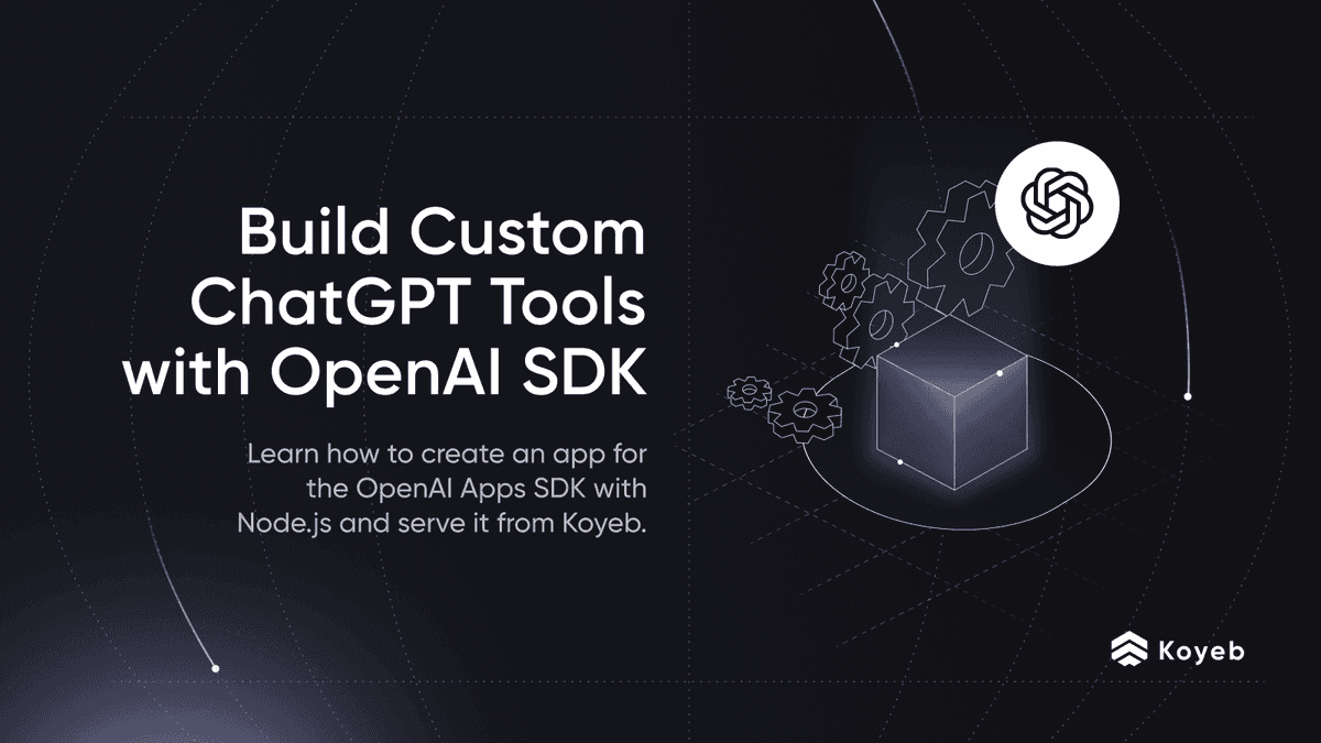 Use OpenAI Apps SDK in ChatGPT with MCP deployed on Koyeb