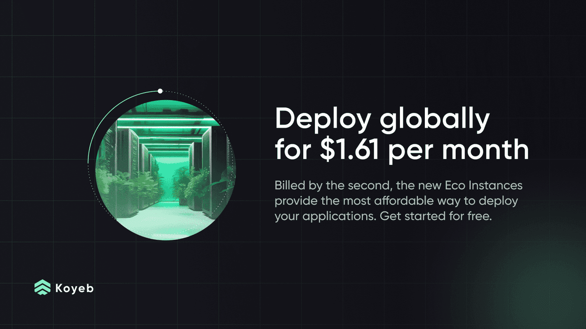 New Eco Instances: the most affordable way to deploy apps globally
