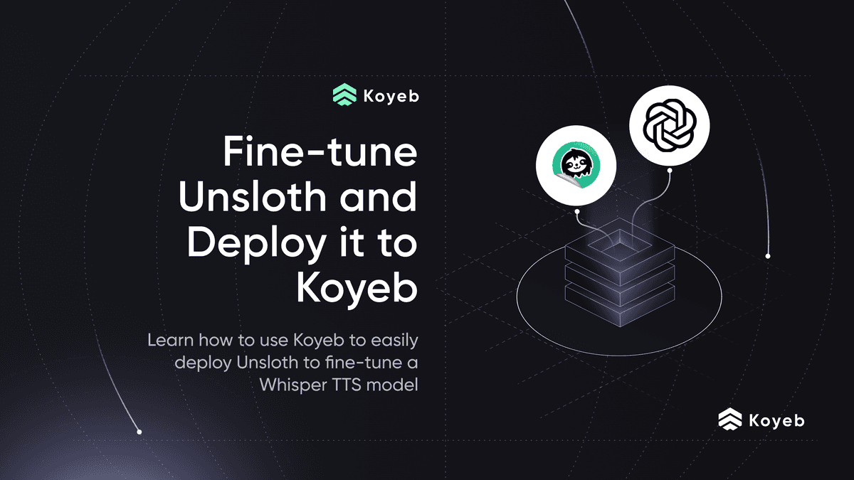 Fine-tune a Whisper TTS model with Unsloth and Deploy it to Koyeb