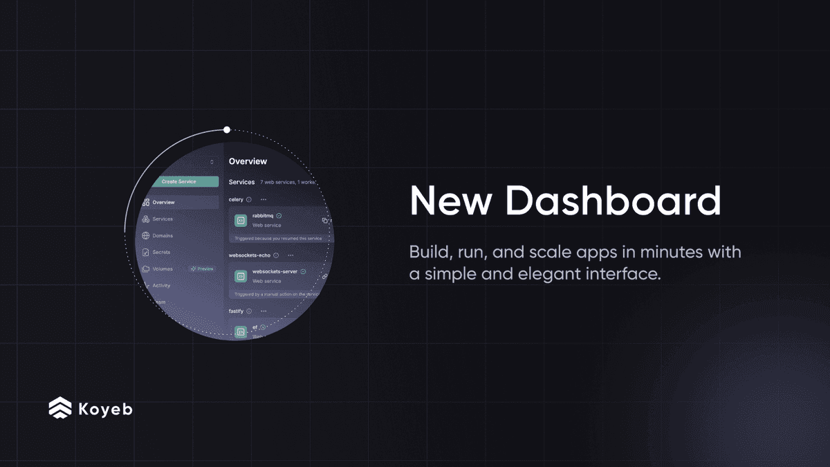 New Dashboard: Build, Run, and Scale Apps in Minutes with a Simple and Elegant Interface