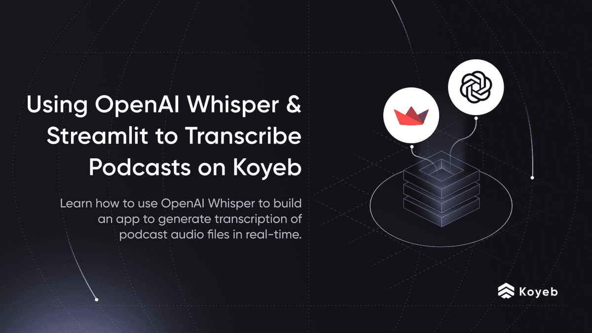 Using OpenAI Whisper to Transcribe Podcasts on Koyeb