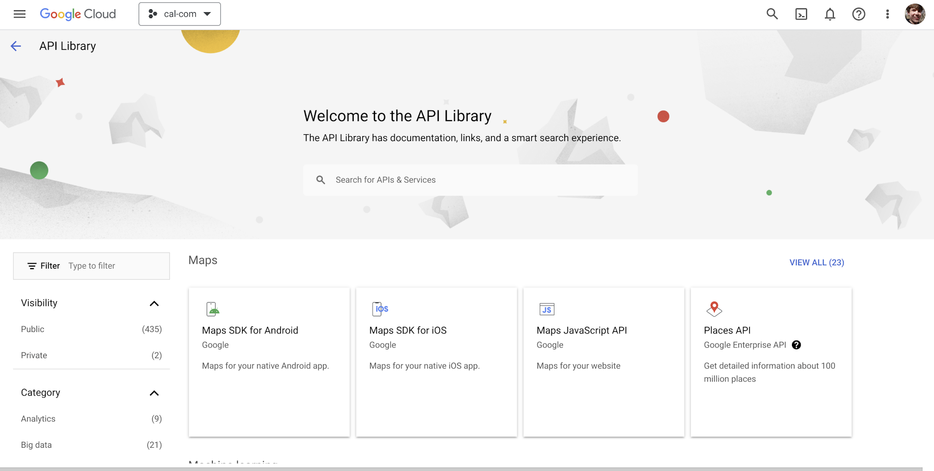 Google API library