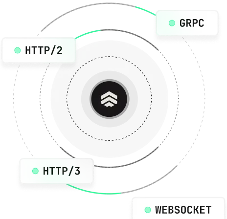 Native HTTP/2, WebSocket, and gRPC Support