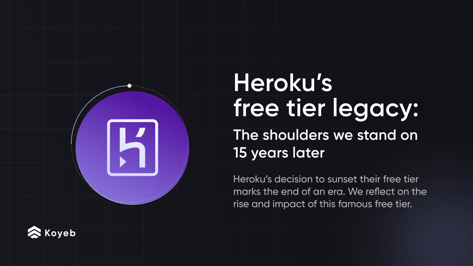 Heroku's free tier legacy: The shoulders we stand on 15 years