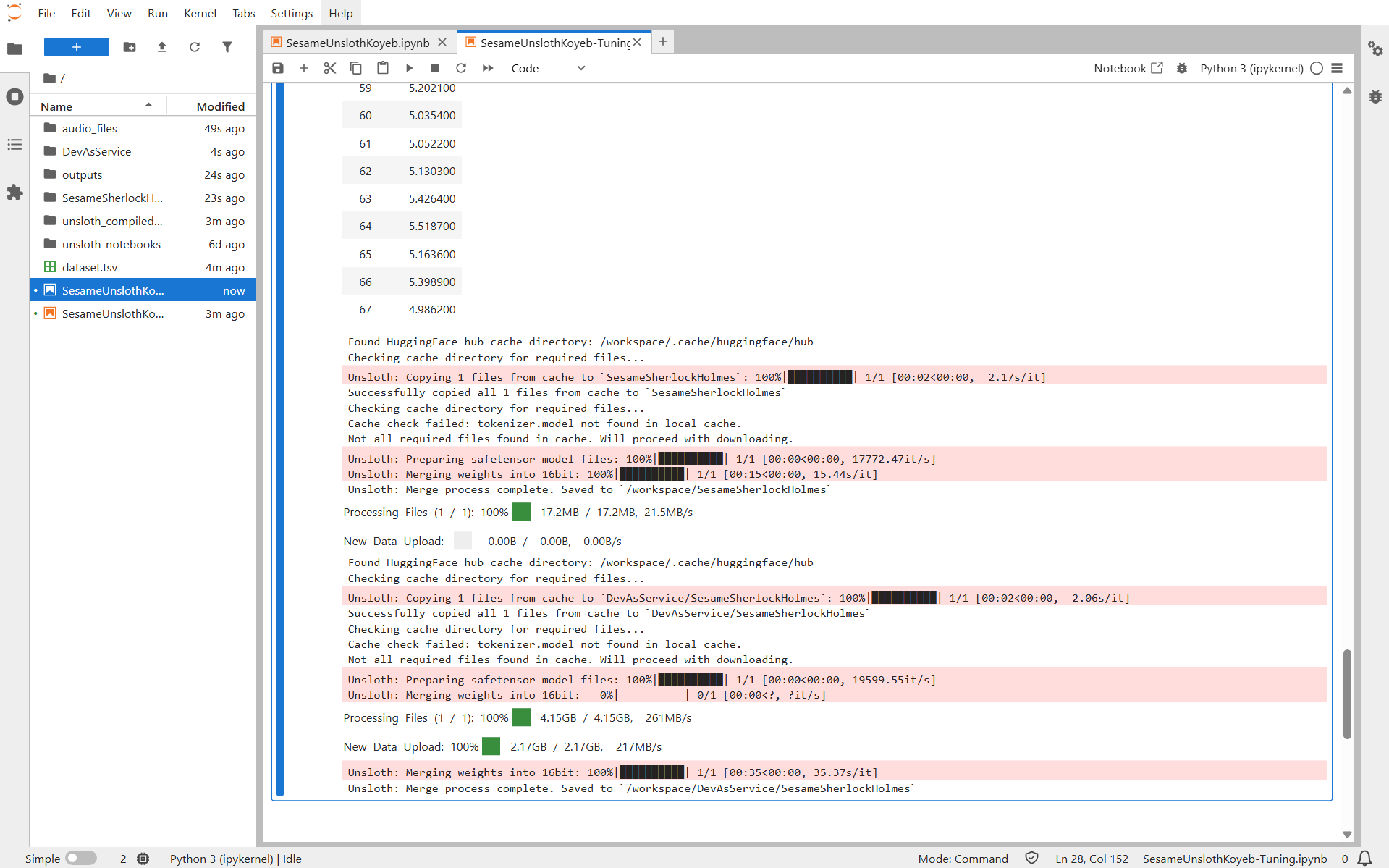 Model uploaded to Hugging Face